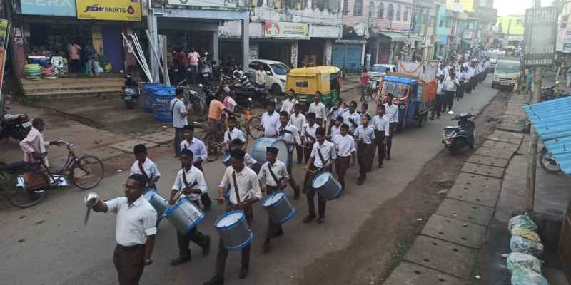 Bahragoda: काली संघ मैदान परिसर में हर्षोल्लास के साथ मनाया गया संघ शताब्दी वर्ष, पथ संचलन निकाला