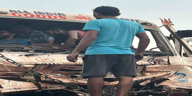 Bahragoda:  क्षतिग्रस्त रंगड़ो पुलिया पर फिर बड़ा हादसा, बाल-बाल बचा ट्रक चालक