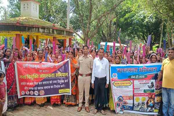 बहरागोड़ा में पुलिस ने चलाया नशा के खिलाफ अनोखा अभियान
