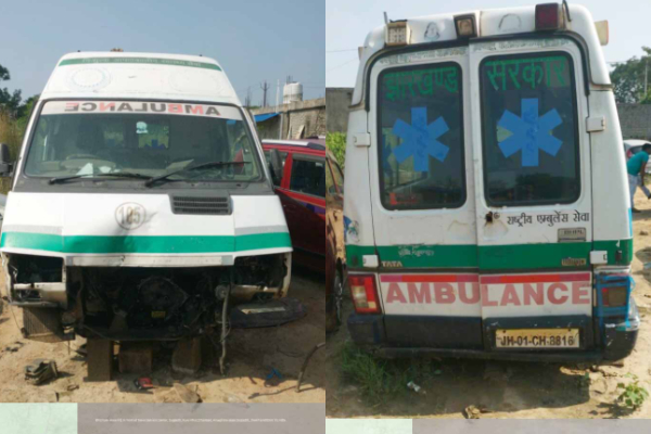 राज्य में एंबुलेंस व्यवस्था चरमराई, खड़ी गाड़ियों पर भी वसूली का खेल जारी