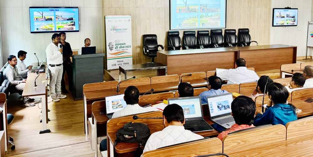छठ महापर्व की तैयारी को लेकर रांची नगर निगम की समीक्षा बैठक
