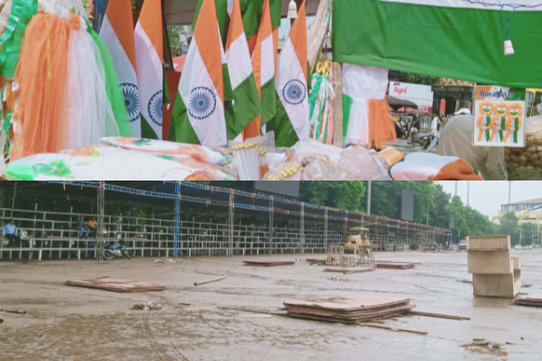 15 अगस्त के लिए तैयार हो रहा मोरहाबादी मैदान