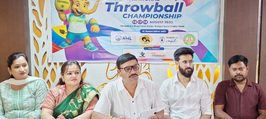 48वीं सीनियर राष्ट्रीय थ्रो बॉल प्रतियोगिता के लिए रांची तैयार