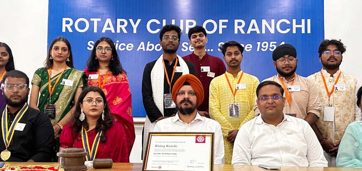 रोटरेक्ट क्लब ऑफ राइजिंग का दूसरा इंस्टॉलेशन समारोह सम्पन्न