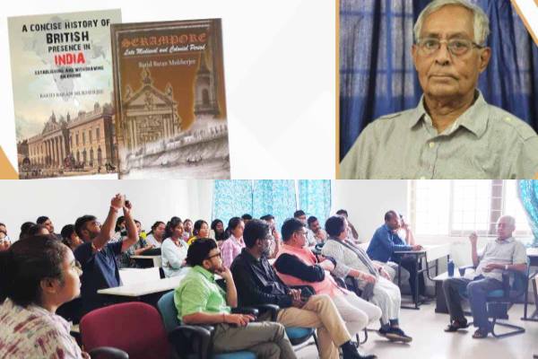सीयूजे में प्रो बारिद बरन मुखर्जी का ऐतिहासिक अन्वेषण पर विशेष व्याख्यान