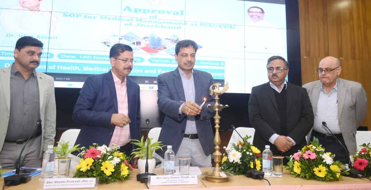 झारखंड में ICU मेडिकल मैनेजमेंट के लिए मॉडल SOP को मंजूरी