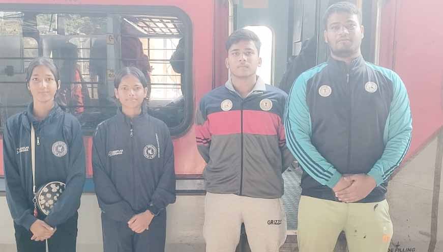 रांची जूडो एसोसिएशन की दो युवा खिलाड़ी सब-जूनियर नेशनल चैंपियनशिप के लिए हैदराबाद रवाना