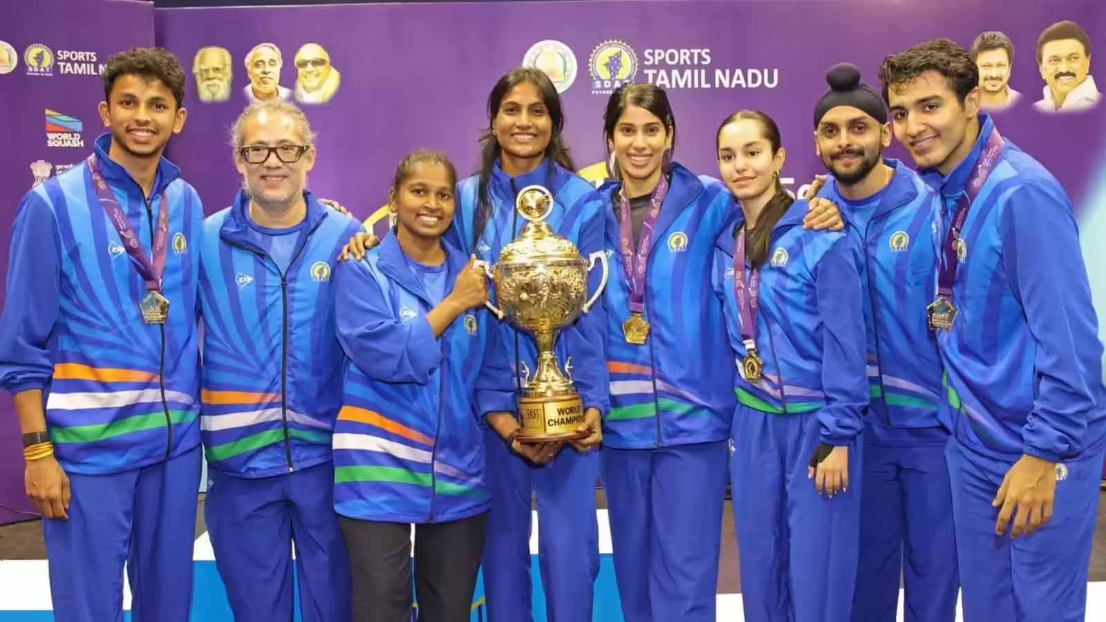 स्क्वैश वर्ल्ड कप: भारत ने हांगकांग को हराकर खिताब अपने नाम किया