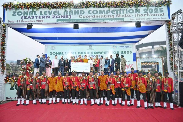 संगीत व अनुशासन का संगम: रांची में ईस्ट जोनल बैंड प्रतियोगिता संपन्न