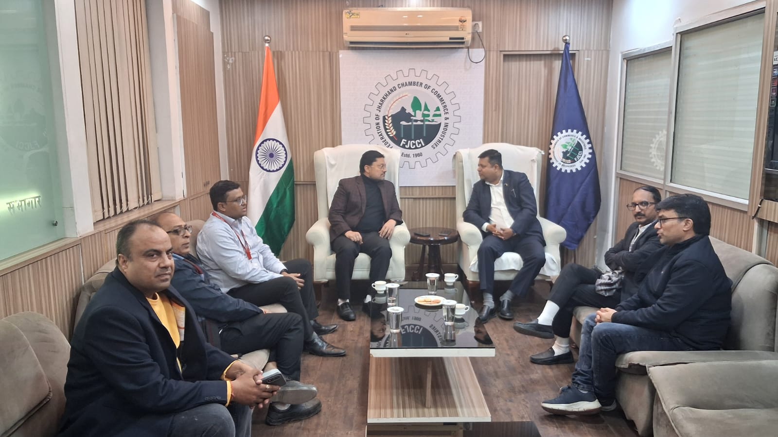 रांची से नई उड़ान सेवाओं को लेकर चैंबर और एयर इंडिया के बीच अहम बैठक