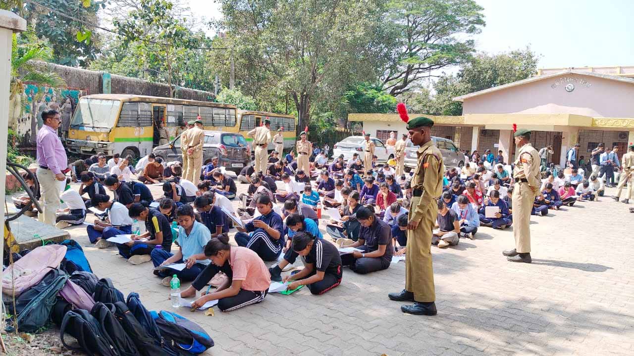 मारवाड़ी कॉलेज रांची में एनसीसी कैडेट्स की लिखित परीक्षा संपन्न