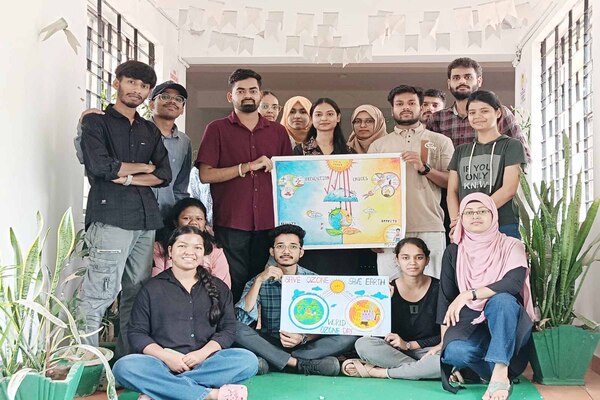 विश्व ओजोन दिवस पर वनस्पति विज्ञान विभाग में जागरूकता कार्यक्रम का आयोजन