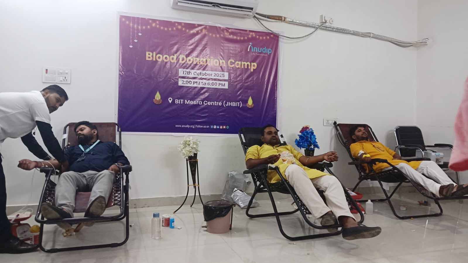 रांची : थैलेसीमिया पीड़ित बच्चों के लिए रक्तदान शिविर का आयोजन