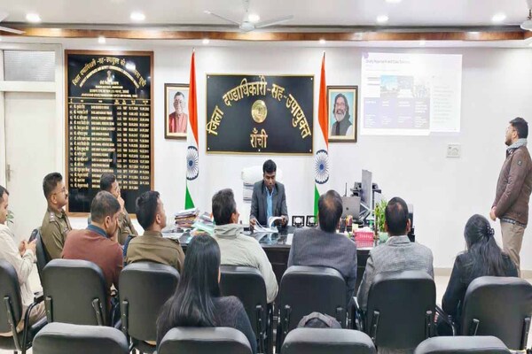 रांची में ट्रैफिक जाम कम करने को लेकर सिटी लॉजिस्टिक कोऑर्डिनेशन की बैठक