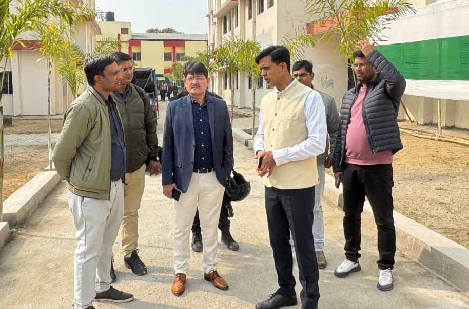 रांची: सीएम हेमंत के कार्यक्रम को लेकर नगर निगम ने किया स्थल का निरीक्षण