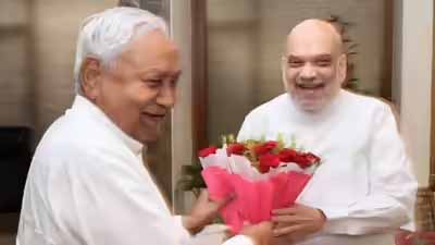 पटना :  नीतीश कुमार ने अमित शाह से की मुलाकात