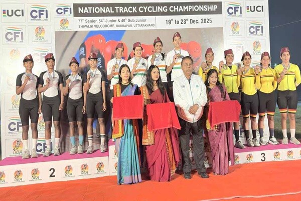 उत्तराखंड: राष्ट्रीय ट्रैक साइकिलिंग चैंपियनशिप के पहले दिन झारखंड ने जीते 2 रजत पदक