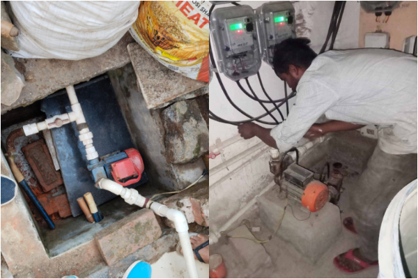 रांची: टैगोर हिल रोड में अवैध पानी कनेक्शन पर कार्रवाई, मोटर सील