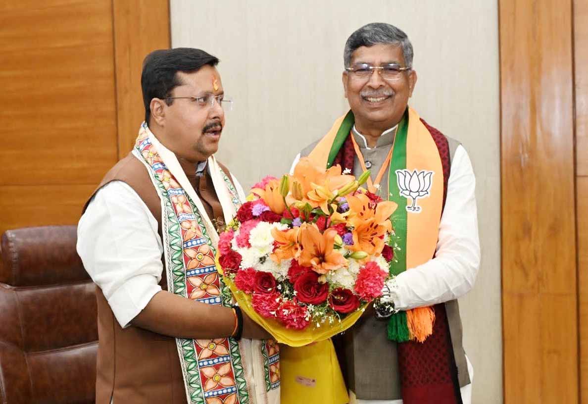 प्रदेश भाजपा नेताओं ने नव निर्वाचित राष्ट्रीय अध्यक्ष  नितिन नबीन को दी बधाई