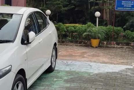 रांची विश्वविद्यालय के IMS परिसर में राष्ट्रीय प्रतीकों का अपमान