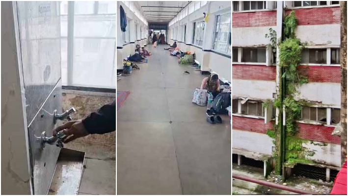 RIMS में अव्यवस्था चरम पर, मरीजों और परिजनों की सेहत खतरे में