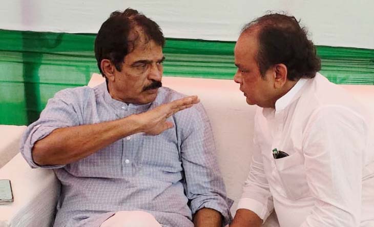 वोटर अधिकार यात्रा में शामिल हुए स्वास्थ्य मंत्री इरफान अंसारी