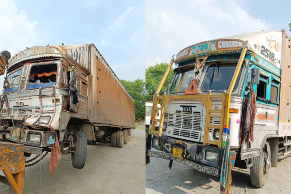 रांची : पिठोरिया में मवेशियों से भरे दो कंटेनर जब्त