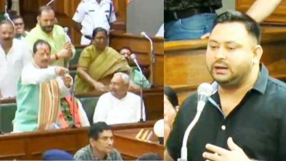 बिहार विस : राजद विधायक बोले- सदन किसी के बाप का नहीं, सत्ता पक्ष-विपक्ष आपस में भिड़े