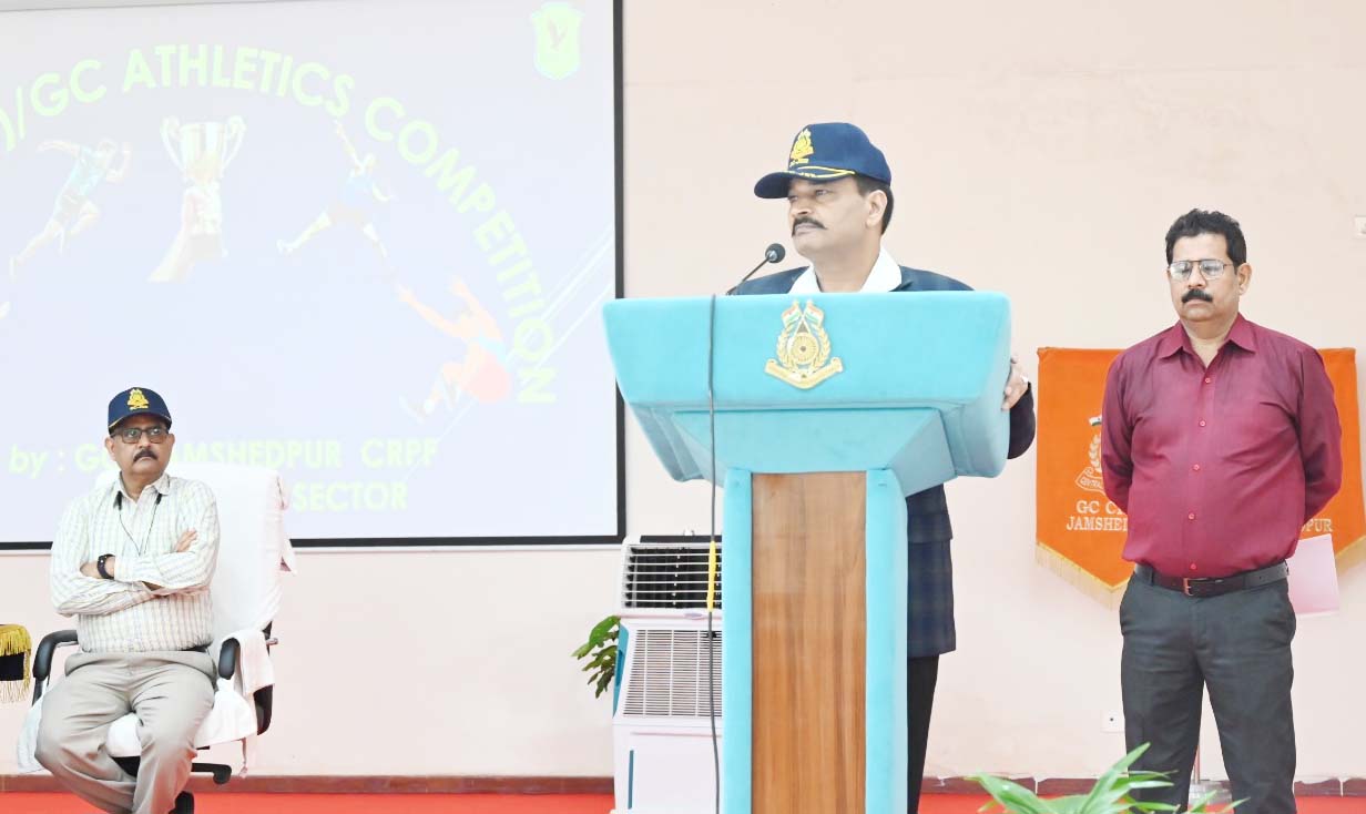 जादूगोड़ा : सीआरपीएफ की जादूगोड़ा ग्रुप केंद्र में झारखण्ड अंतर एथलेटिक्स प्रतियोगिता का शुभारंभ
