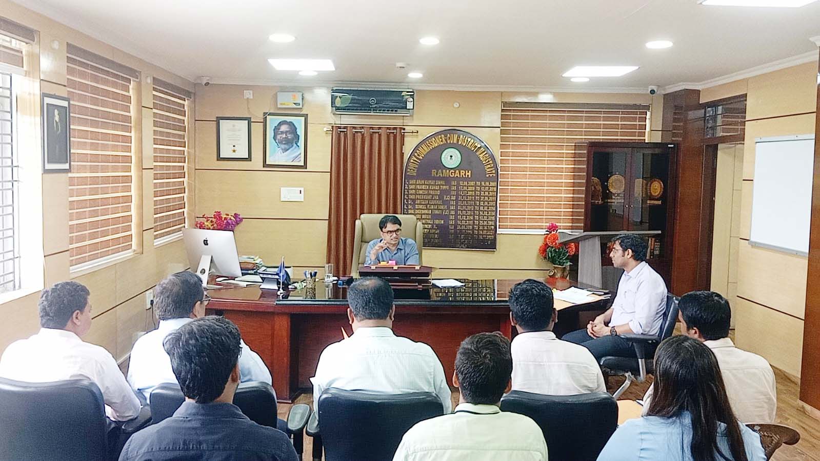रामगढ़ : उपायुक्त की अध्यक्षता में जिला गंगा समिति की हुई बैठक