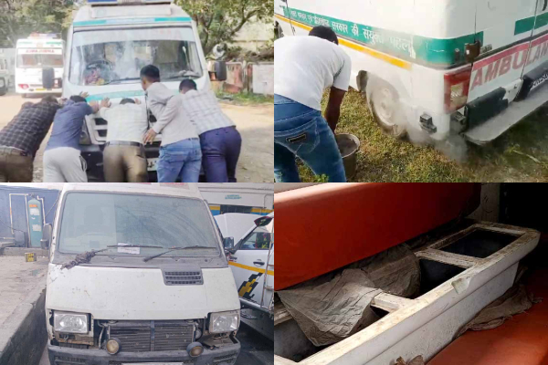 झारखंड में एम्बुलेंस की कमी, 1065 में से 465 वाहन सेवा से बाहर