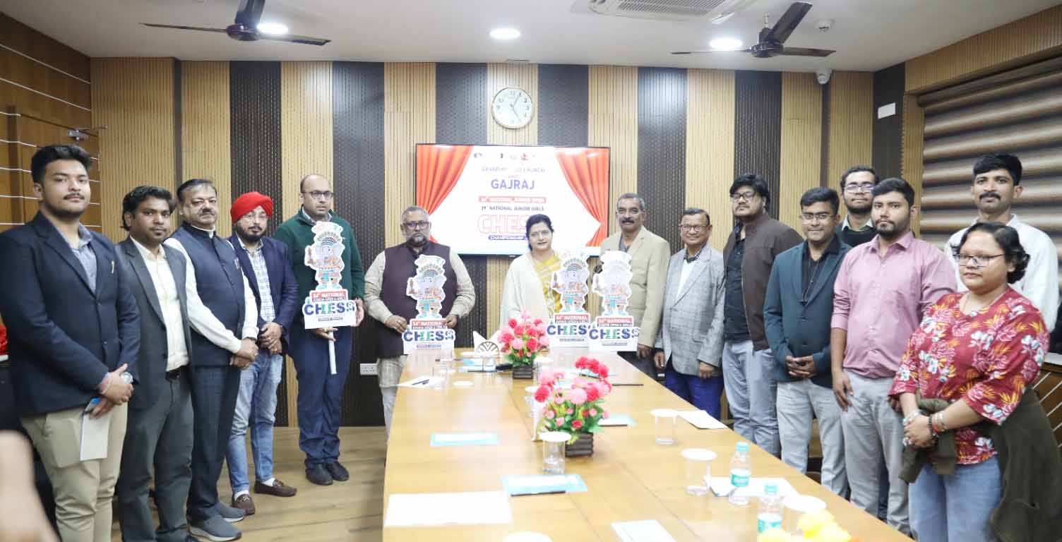 रांची में राष्ट्रीय जूनियर शतरंज प्रतियोगिता का शुभंकर ‘गजराज’ लोकार्पित, तैयारियों को मिली रफ्तार