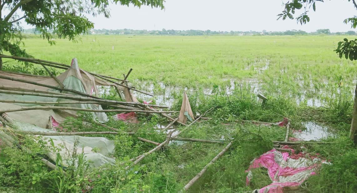 रिम्स-2 : पुलिस व किसानों के बीच हुई झड़प के बाद नगड़ी में स्थिति सामान्य