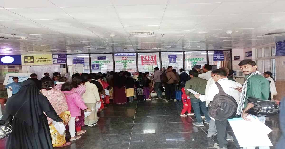 रांची में पारा लुढ़कने से OPD में बढ़े मरीज, डॉक्टरों ने सतर्क रहने की दी सलाह