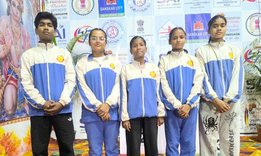 छत्तीसगढ़: फेडरेशन कप वुशू में झारखंड ने पहले ही दिन जीते 5 पदक