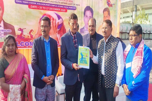 रांची : 27वीं राष्ट्रीय टेनिस वॉलीबॉल चैंपियनशिप का भव्य समापन