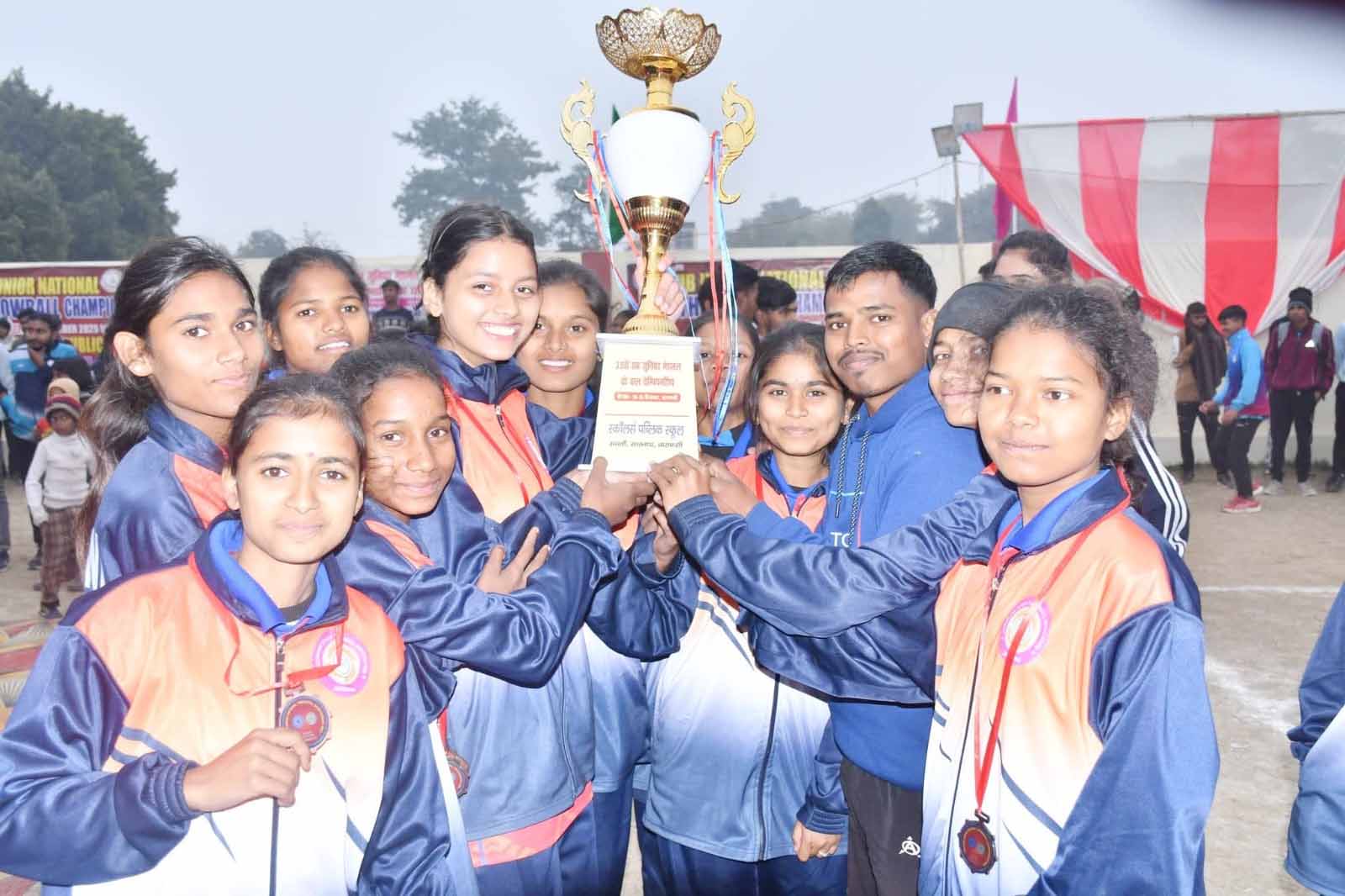 33वीं सब जूनियर राष्ट्रीय थ्रोबॉल चैंपियनशिप में झारखंड की बेटियों ने जीता कांस्य पदक