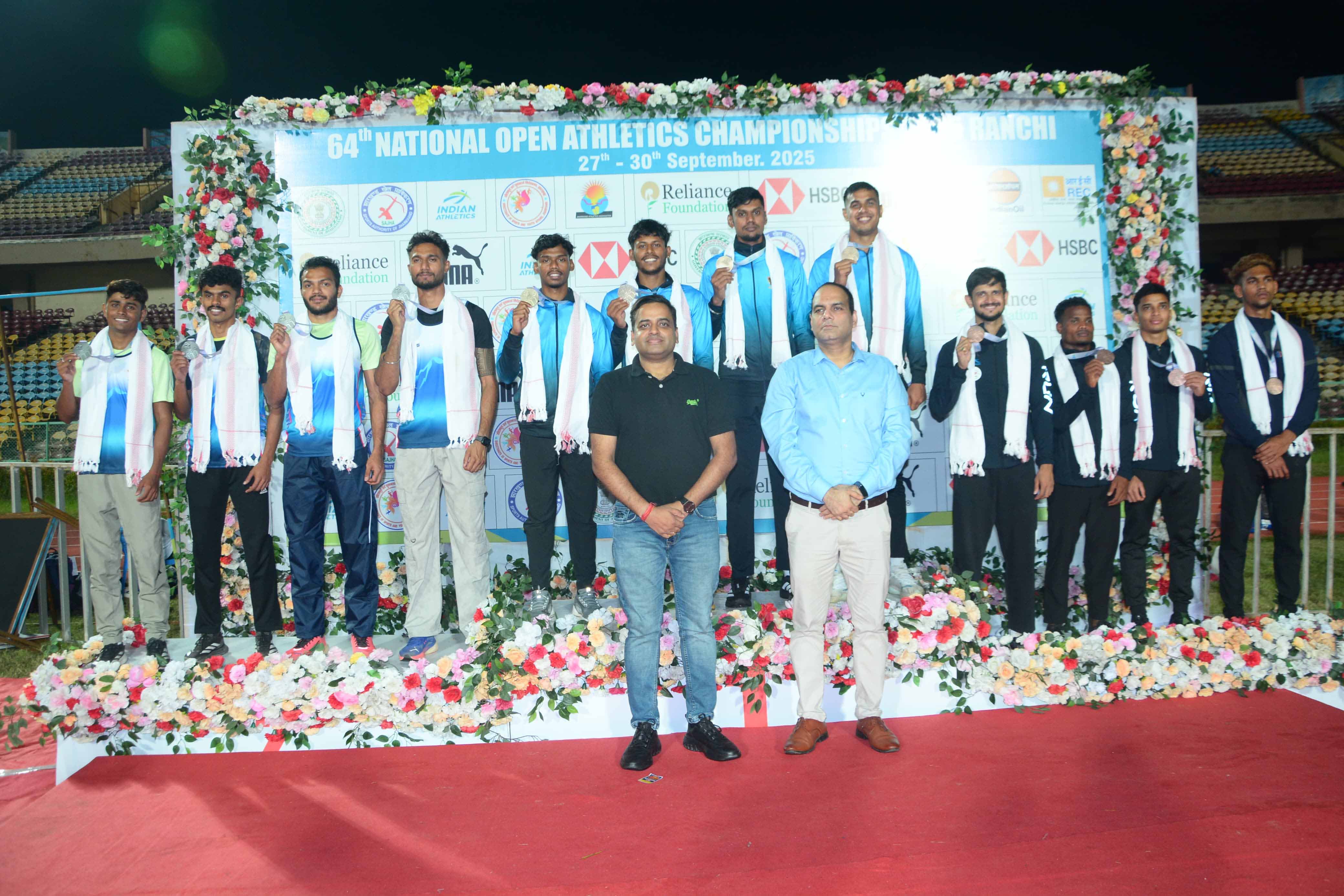 64वीं नेशनल ओपन एथलेटिक्स : झारखंड की पुरुष टीम 4x100 मीटर रिले के फाइनल में पहुंची