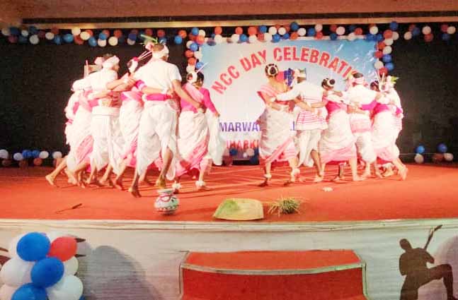 मारवाड़ी महाविद्यालय में एनसीसी दिवस समारोह संपन्न