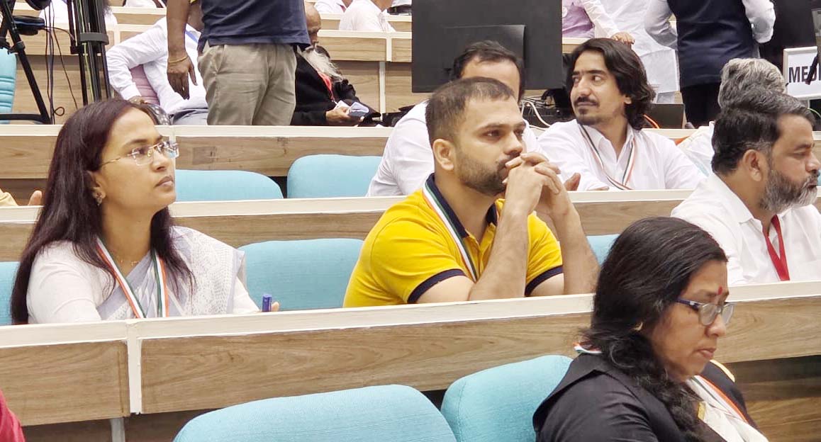 दिल्ली के विज्ञान भवन में आयोजित कार्यक्रम में शामिल हुईं शिल्पी नेहा तिर्की