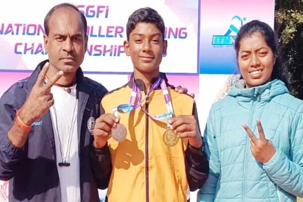 69वीं राष्ट्रीय स्कूली स्केटिंग प्रतियोगिता में झारखंड के रुद्रांश ने जीता कांस्य व स्वर्ण पदक