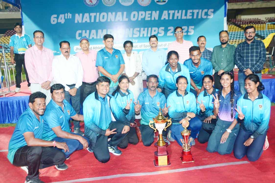 64वीं नेशनल ओपन एथलेटिक्स चैंपियनशिप संपन्न, रेलवे स्पोर्ट्स बना ओवरऑल विजेता