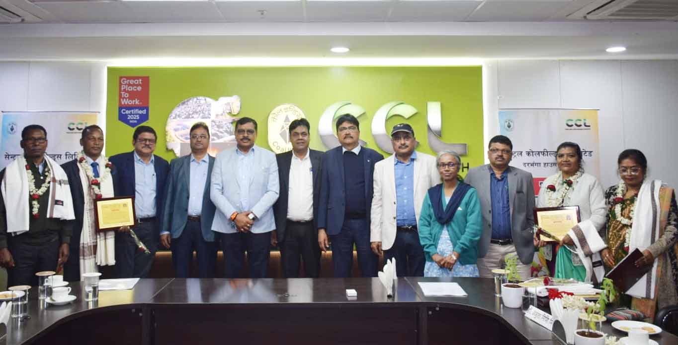 रांची: सीसीएल ने 11 सेवानिवृत्त कर्मियों को दी विदाई