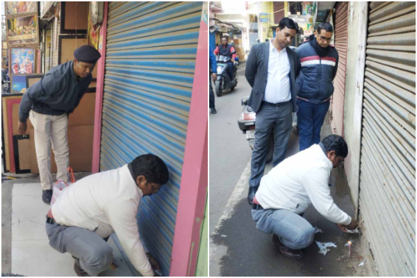 बकाया नहीं चुकाने पर रांची नगर निगम की सख्त कार्रवाई, दो दुकानें सील