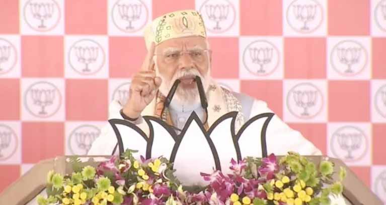 मोदी ने सहरसा में जनसभा को किया संबोधित, कहा- कांग्रेस-राजद ने बिहार का विकास रोका