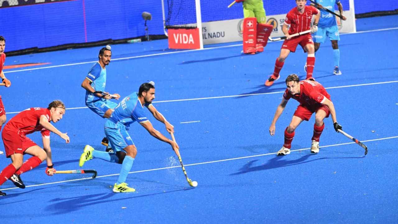 हॉकी : भारत ने स्विट्जरलैंड को हराकर क्वार्टर फाइनल में प्रवेश किया