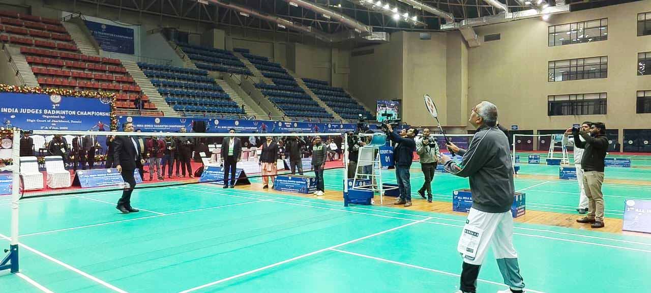 द्वितीय ऑल इंडिया जजेज बैडमिंटन टूर्नामेंट का रांची में शुभारंभ