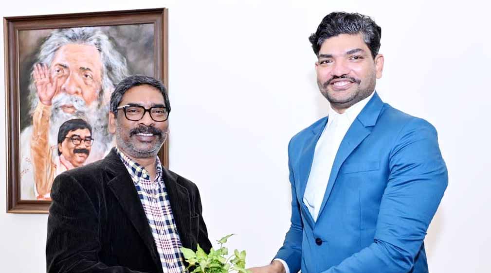 IAS अबु इमरान ने सीएम से की मुलाकात, नव वर्ष की दी बधाई