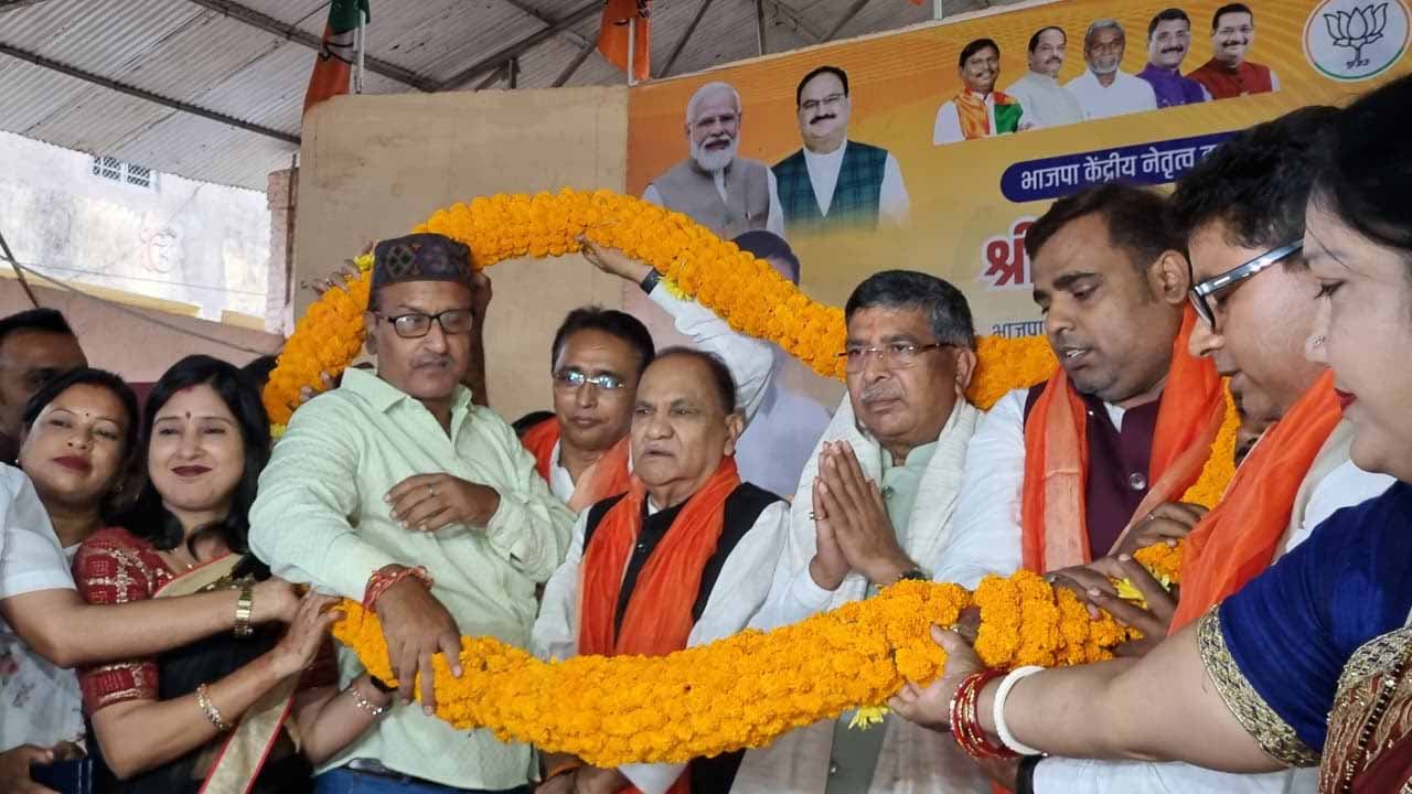 भाजपा के नवनियुक्त कार्यकारी अध्यक्ष आदित्य साहू का भव्य स्वागत