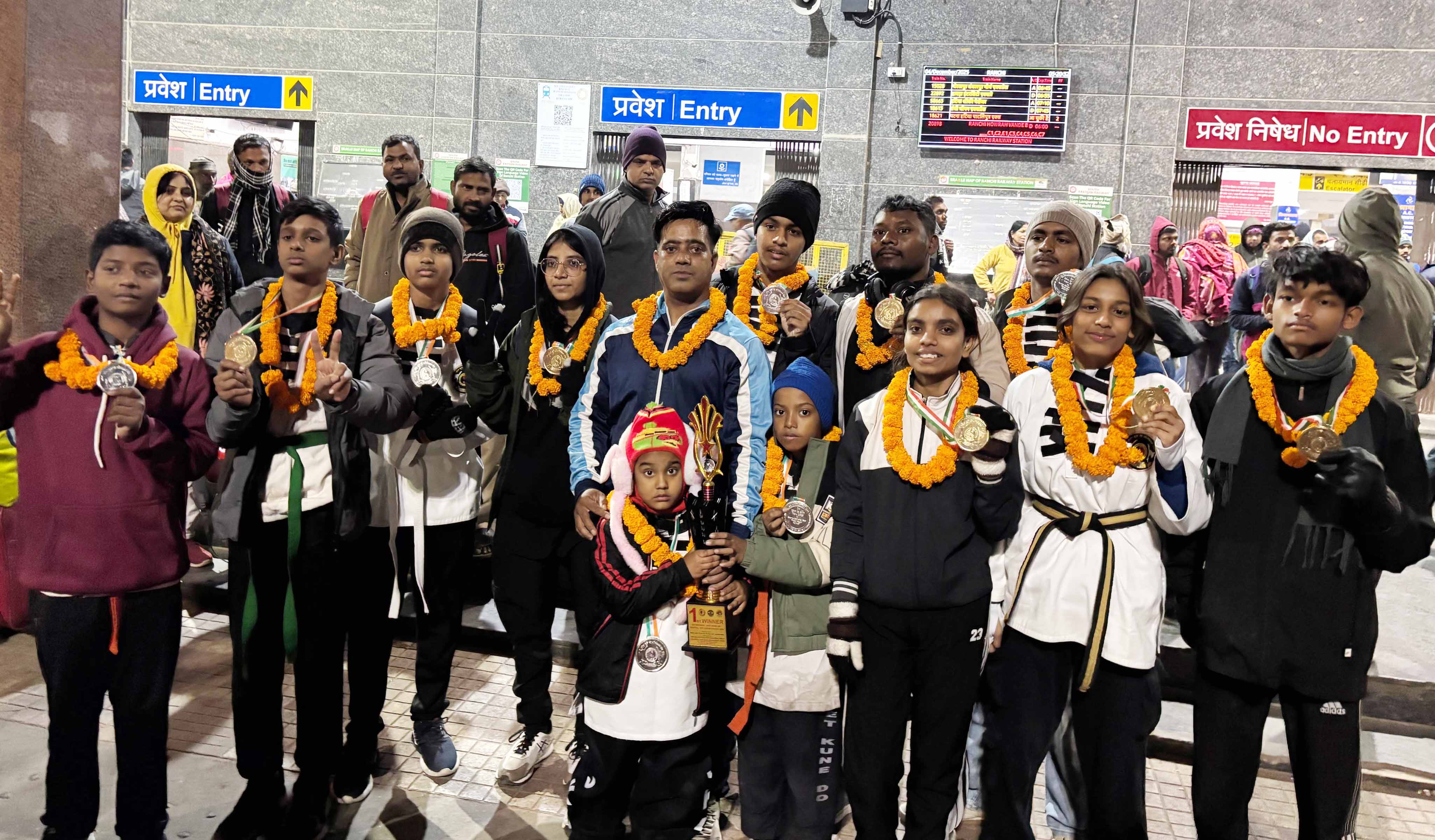 नेशनल जीत कूने दो चैंपियनशिप में झारखंड का शानदार प्रदर्शन, 8 स्वर्ण व 6 रजत पदक जीता